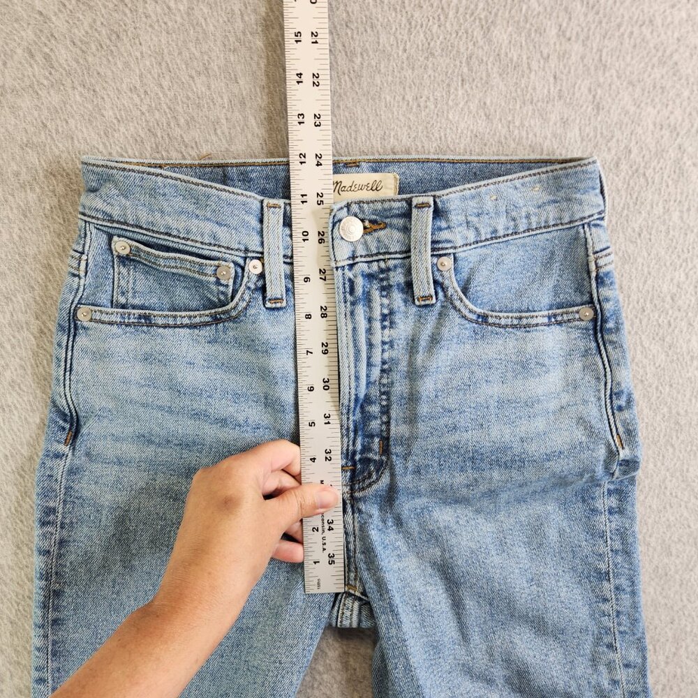 Madewell Jeans Womens 25 Belbury Wash The Perfect Vintage Tapered Ankle Hi Rise - Picture 7 of 15